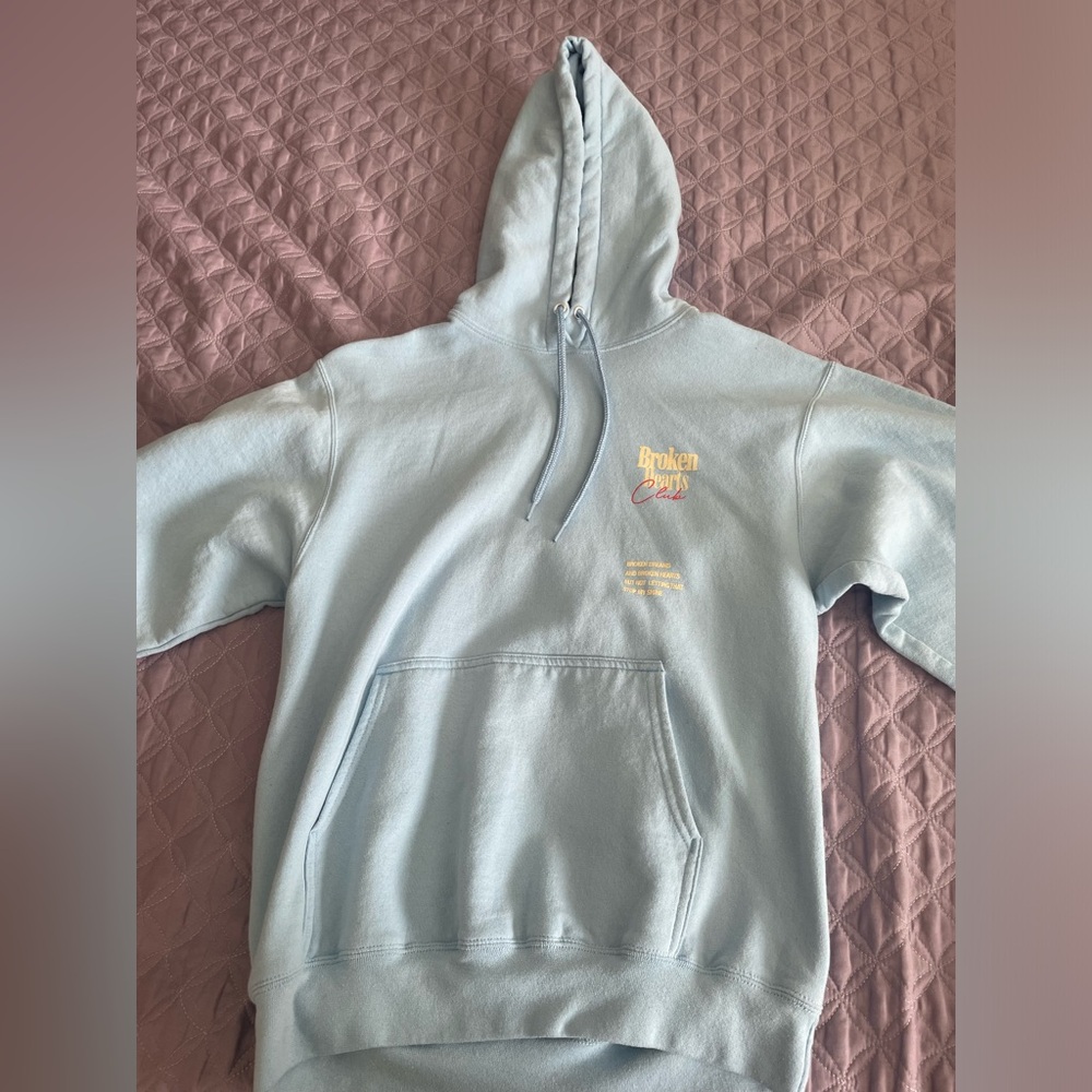 Blue Graphic Hoodie